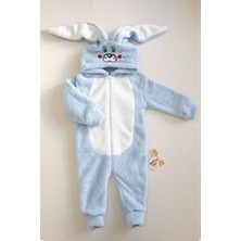 Erkek Çocuk Welsoft Tavşan Kulaklı  Kışlık Tulum