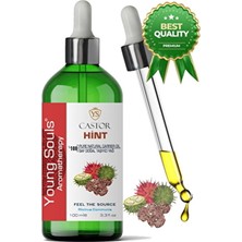 Aromatherapy Castor Carrier Oil ( Cold Pressed ) Hint Bitkisel Taşıyıcı Yağ ( Soğuk Sıkım ) 100 ml