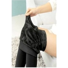 Içi Peluşlu Kışlık Termal Tayt Içlik Siyah Kadın Peluş Tayt