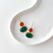 Seagull Doğal Taş Küpe