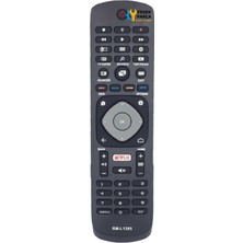 Philips Uyumlu 3D Smart LED Tv Kumanda RM-L1285 Netflix Tuşlu