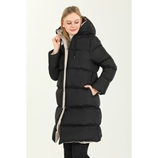 Çift Taraflı Uzun Şişme Mont AC-K50251LNS