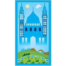 Benim Seccadem Çocuklar Için Sesli Konuşan Namaz Kıldıran Seccade Mavi