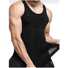 Erkek Atlet Korse Bel Göğüs Göbek Jinekomasti Toparlayıcı Sıkılaştırıcı Dik Duruşa Yardımcı