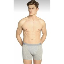 Tutku Erkek Siyah Likralı Boxer 3'lü Paket Düz Desenli ELF568T0114CCM3