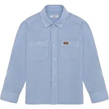 Mavi Erkek Çocuk Gömlek