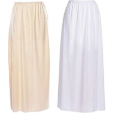 Etek Altı Astar 2li Bej ve Beyaz