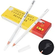 Kalıcı Makyaj Microblading Ipli Işaretleme Kalemi Beyaz 1 Adet