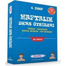Metafor Yayınları Metafor 4.sınıf Haftalık Ders Öyküleri 36 Föy (hdö)