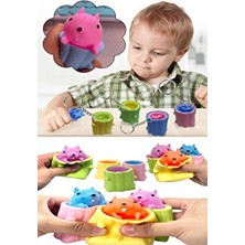 RoseRoi Sevimli Squishy Sincap Oyuncak Sıkma Bardak Kahverengi Strateji ve Zeka Geliştirici Çok Oyunculu