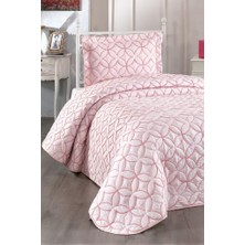 Parolin Tek Kişilik Kapitoneli Yatak Örtüsü Pudra