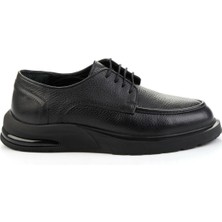 Siyah Hakiki Deri Erkek Klasik Ayakkabı E01035250140