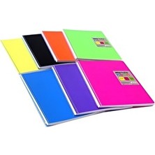 4 Kareli 4 Çizgili (8'li Set) 72 Yaprak Telli Pp Kapak