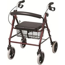 Lüx Oturaklı Rolatör 4 Tekerli Yürüteç Katlanabilir ve Taşınabilir Özellikleri ile Rahatlık Sunar