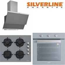 Sılverlıne Ankastre Set (CS5335S01-BO6503S01-3420 Classy Gri)