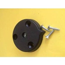 Sehpa Ayağı Montaj Aparatı 15 Derece Açılı Siyah 10 Adet