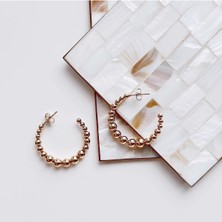 Amarillo Marmol  Çelik Küpe