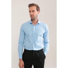 Slim Fit %100 Pamuk Gabardin Erkek Gömlek