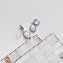 Bomb Balloon Grey Çelik Küpe