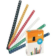 Sarff Plastik Spiral 12 Mm Beyaz 100 Lü (1 Paket 100 Adet)