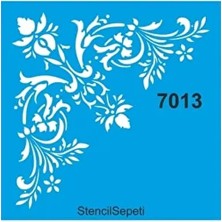 Köşe Deseni - Stencil Boyama Şablonu 20X20CM
