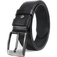 %100 Manda Derisi Erkek Kot Kemeri 4,5 cm