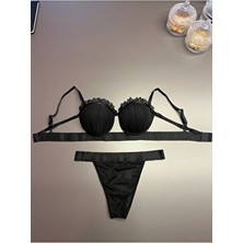 Straplez Istiridye Sütyen Takım