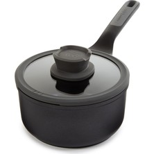 Leo Stone Yapışmaz Kapaklı Alüminyum Döküm Sos Tenceresi 18 cm