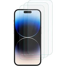 3'lü Paket iPhone 14 Pro Uyumlu Temperli Hd+ Cam Ekran Koruyucu (3'lü Paket)