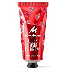 Monamour Çilekli Hibiskus El Kremi 75 ml Yoğun Nemlendirme Özelliği ile Cildinizi Besler
