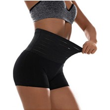 Yüksek Bel Vücut Şekillendirici Şort Korse Karın Zayıflatıcı Popo Kaldırıcı Hamilelik Sonrası
