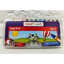 Craft & Arts Plastik Kutulu Yağlı Pastel Boya 12'li
