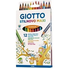Giotto Stilnovo Maxi 12 Renk Kuru Boya Kalemi 225900