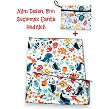 Çanta Hediyeli, Ocean 145X250CM, Sıvı Geçirmez Çok Amaçlı Örtü, Ister Yerde Ister Masada Kullan