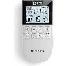 Iron Medikal KTR-2610 Tens Cihazı Masaj Cihazı Ems Çift Kanal Kas Stimülasyon Elektroterapi Cihazı