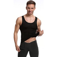 Erkek Atlet Korse Bel Göğüs Göbek Toparlayıcı Sıkılaştırıcı Şekillendirici Inceltici Dik Duruş Atlet