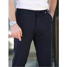 Rahat Şık Kolay Ütülenebilir Slim Fit Kumaş Jogger Pantolon