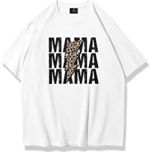 Kadın Mamamama Tshirt Beyaz