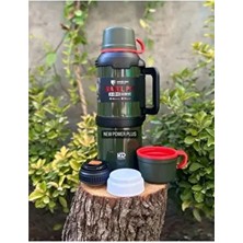 4 Litrelik Vakumlu Termos, 48 Saat Sıcak ve Soğuk Tutar, 4 Katmanlı Dayanıklı Tasarım