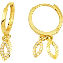 Pul Sallantılı Altın Küpe