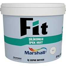 Marshall Fit Silikonlu Ipek Mat Duvar Boyası Gelin Teli Renk 3,5kg Parlak Özellikli İç Cephe Boyası