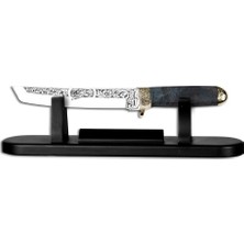 Bora 501 Tanto Stabilize Sap Ördek Motifli Gravürlü Bıçak