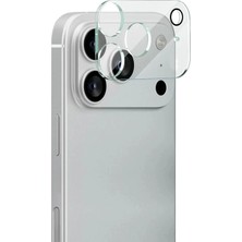 Forzacase iPhone 17 Pro ile Uyumlu Kamera Lens Koruyucu Cam Filmi Şeffaf - FC378