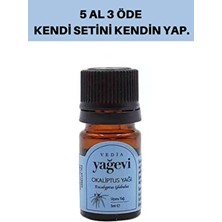 Yağevi Vedia %100 Saf Okaliptus Uçucu Yağı 5 ml Temizleyici Etki ile Cilt Bakımında Doğal Çözüm
