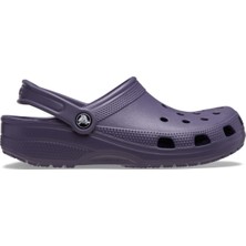 Crocs Classic Terlik Kauçuk Malzeme ile Mor Renkli Rahat ve Suya Dayanıklı Özellikte