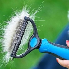 Plastik Saplı Metal Kedi Köpek Bakım Kıtık Tüy Topak Açıcı Tarak ( Lisinya )