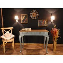 Wooding Mobilya 100 cm Çekmeceli Masif Gri Naturel Dresuar