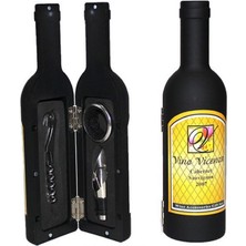 Şişe Tirbuşon Seti Şaraplık  Sarı Küçük