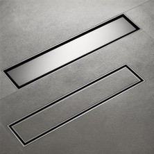 Fause Komple Çelik Seramik Uyumlu Ankastre Lineer Duş Kanalı 40 cm KSZ105-40