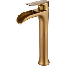 Fause Yüksek Çanak Lavabo Bataryası Şelale Antik Eskitme KSL112-A